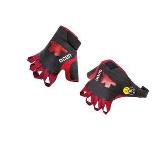Ocun Crack Gloves Pro for Advanced Rock & Climbing, Red Medium